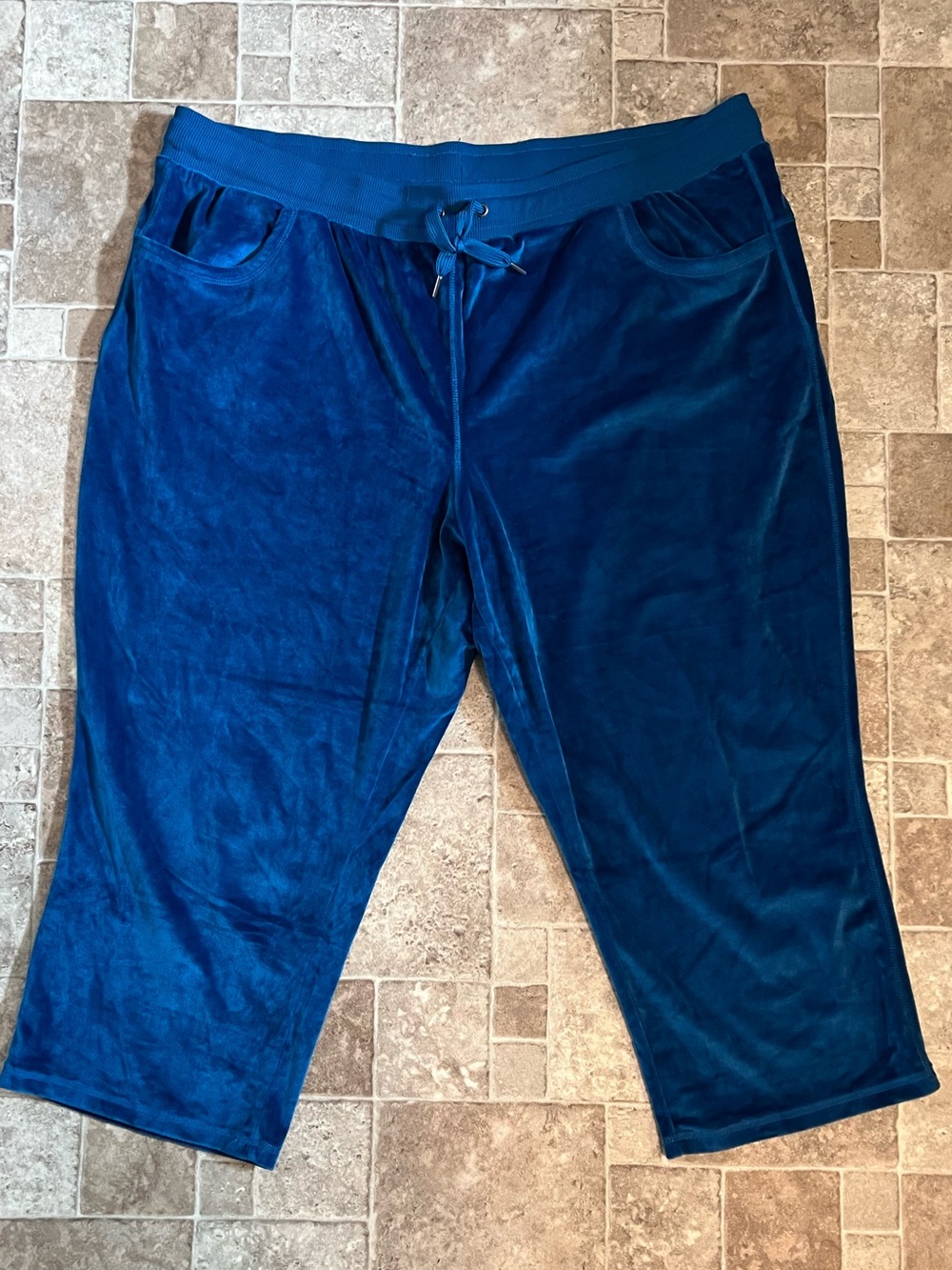 3X LuLaRoe Velour Crystal Kick Flare Crop Pants